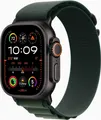 Produktbild: Apple Watch Ultra 2 2024 49mm Titan Schwarz Alpin Loop S Grün MX4Q3FD/A OVP