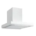 Produktbild: Klarstein Velaire Dunstabzugshaube 60 cm - 600 m³/h, A++ Energieeffizienz, Touch-Bedienung, LED, leise, Aluminium- & Aktivkohlefilter, Wandhaube, Weiß