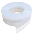 Produktbild: Dichtungsstreifen Silikon, 5m×35mm Tür Dichtungsband Selbstklebend, Transparent Dichtungsband, Multifunktions Zugluftstopper Schalldicht, Winddicht, Staubschut, für Tür, Fenster