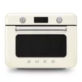 Produktbild: SMEG COF01CREU - Kombi-Tisch-Dampfbackofen mit 5 Jahre Garantie, Designlinie 50's Style, Creme, BxTxH: ca. 50x51x40 cm