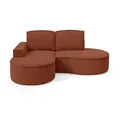 Produktbild: Ecksofa  Flow , rot , Maße (cm): B: 210 H: 88