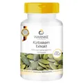 Produktbild: Kürbiskern-Extrakt 500mg - 100 Kapseln - Kürbiskern Plus Vitamin E, Zink & Selen - hochdosiert | Warnke Vitalstoffe - Deutsche Apothekenqualität
