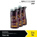 Produktbild: Mannol Extra Gear Oil Getriebeöl 75W-90 GL-4/GL-5 LS 3x1 Liter = 3 Liter
