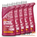 Produktbild: 5x 1 L LITER MANNOL EXTRA GETRIEBEÖL 75W-90 API GL-5 LS SCHALTGETRIEBE-ÖL