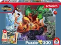 Produktbild: SCHMIDT Puzzle Eldrador: Zlá stvoř ení 200 dílků  + figurka Schleich