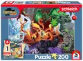 Produktbild: Puzzle 200 Schleich Eldrador Scary Creatures + Figur 113351