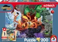 Produktbild: 200 Teile Schmidt Spiele Kinder Puzzle Schleich Eldrador Kreaturen Figur 56566