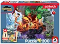 Produktbild: Puzzle 200 Schleich Eldrador Scary Creatures + Figur 113351