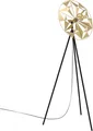 Produktbild: Eglo Deko Steh Stand Lampe Leuchte CASTANUELO Stahl Schwarz Gold 152x50x27cm