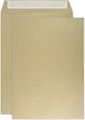 Produktbild: 50 Versandtaschen DIN B5 Braun 17,6 x 25 cm 80g GeschäftsBriefumschläge gerad...