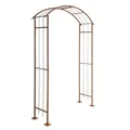Produktbild: Rosenspalier Rosenbogen Torbogen 140 cm Rankhilfe Rost Metall Kletterhilfe Bogen