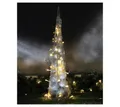 Produktbild: Gartenpirat LED Dekoobjekt Pyramide 60 cm aus Draht 30 LED warmweiß Weihnachtspyramide Innendekor