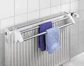 Produktbild: Wäschetrockner Heizkörpertrockner Hängetrockner ✅2 Stangen ✅57 x 12 x 13 cm