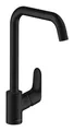 Produktbild: Hansgrohe Focus M41 Einhebel-Küchenmischer 260 1jet - Mattschwarz - 31820670