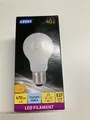 Produktbild: Xavax LED-Filament E27 4W (=40W) 230V Tageslicht 6500K 470lm Matt 112815