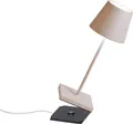 Produktbild: Zafferano Poldina Pro Mini Tischlampe - Aufladbare LED Lampe - 30 cm - Creme