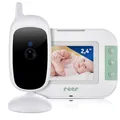 Produktbild: reer BabyCam S | Digitales Video-Babyphone | abhörsicherer FHSS-Technologie | 300m Reichweite | Nachtsicht |Gegensprechfunktion | integrierte Schlaflieder