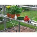 Produktbild: VITAVIA Alu-Regal, BxHxt: 30,6 x 34,5 x 120 cm - silberfarben