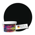 Produktbild: WALLCOVER Wandfarbe Schwarz Matt Black Night Hochdeckend Klasse 1 5L für 40 m²