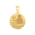 Produktbild: Amor Motivanhänger Unisex Damen Herren Anhänger, Gold, Kommt in Schmuck Geschenk Box