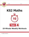 Produktbild: KS2 Year 4 Maths 10-Minute Weekly Workouts (CGP Year 4 Maths)