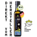 Produktbild: KRÄUTERLAND Bio Leindotteröl 250ml, kaltgepresst, 41,5% Linolensäure - Omega-3