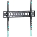 Produktbild: ONKRON TV Wandhalterung flach für 60-110 Zoll Fernseher bis zu 120 kg, Ultra Slim Wandhalterung Fernseher fest, TV Halterung starr mit max VESA 900x600, große Fernsehhalterung Wand Schwarz UF12-B