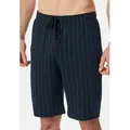 Produktbild: Schiesser Schlafhose Mix & Relax (1-tlg) Schlafanzug Hose - Baumwolle - Atmungsaktiv - Bund mit Bindeband blau|bunt 54