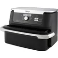 Produktbild: Ninja Heißluft-Fritteuse Airfryer Fritteuse 2470 W Schwarz 8 Personen Silber