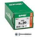 Produktbild: SPAX Universalschrauben T20 Senkkopf WIROX 0191010350305 3,5 mm x 30 mm, 1.000 St.