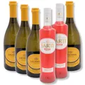 Produktbild: La Gioiosa Sarti Rosa Spritz Paket – 2x Sarti Rosa 0,7L & 4x Prosecco DOC