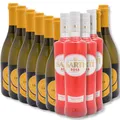 Produktbild: La Gioiosa Sarti Rosa Spritz Paket – 4x Sarti Rosa 0,7L & 8x Prosecco DOC