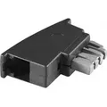 Produktbild: Goobay TAE Adapter N-RJ11/RJ14 sw,St/St 50308