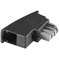 Produktbild: Wentronic Goobay TEL TAE-N RJ11 6P4C Stecker Adapter Schwarz Anschlussstecker