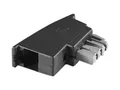 Produktbild: GOOBAY TAE/N Telefon-Adapterstecker, 6P4C, schwarz