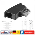 Produktbild: Telefon-Adapter TAE N-Stecker > RJ11 (6P4C) Kupplung (1er-Pack)