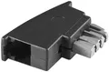 Produktbild: TAE Adapter ; TEL ADAP TAE-N/6P4C BLACK