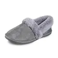 Produktbild: Skechers Damen Cozy Campfire Team Toasty slippers, Charcoal Microfiber Suede Faux Fur Line, 38 EU
