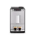 Produktbild: Melitta Solo - Kaffeevollautomat mit höhenverstellbarem Auslauf, kleine Kaffeemaschine mit abnehmbarem Wassertank, für z. B. Espresso oder Café Crème, silber