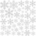 Produktbild: 156 Weihnachten Fensterbilder, Schneeflocken Fensterdeko für Fensterscheiben, Wiederverwendbar Statisch Haftend PVC Aufkleber für Fenster Vitrine Türen Schaufenster Winter Schneeflocken Weihnachtsdeko