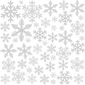 Produktbild: Weihnachts Fensterbilder Schneeflocken Fensterdeko PVC 156 Stück
