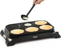 Produktbild: DOMO DO8709P Pancake Maker 6 Pfannkuchen Crepesplatte Pfannkuchenplatte