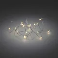 Produktbild: Konstsmide 1460-890 Micro LED Lichterkette, 6h Timer, 20 bernsteinfarbene Dioden, batteriebetrieben, Innen, silberfarbener Draht