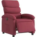 Produktbild: vidaXL Relaxsessel Elektrisch Weißrot Stoff Modell 27