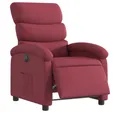 Produktbild: vidaXL Sessel Relaxsessel Elektrisch Weinrot Stoff (1-St)