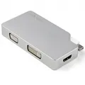 Produktbild: StarTech MDPVGDVHD4K Reise Adapter 3-in-1 Mini DisplayPort DP auf VGA und DVI