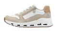 Produktbild: Rieker Sneaker N5204 (Kunstleder, mit seitlichen Reissverschluss) weiss/beige Damen, Größe Euro (US): 41 (9,5)