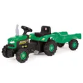 Produktbild: Dolu Kinder-Rutschtraktor mit Anhänger, Pedaltraktor mit Anhänger für Kleinkinder ab 3 Jahren, Ideales Spielzeug für drinnen und draußen mit funktionierender Hupe und lustigem Hupgeräusch