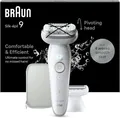 Produktbild: BRAUN Silk-epil 9 9-041 Epilierer Wet&Dry Akku Rasierer weiß B-WARE NUR RASIERER