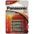 Produktbild: Panasonic Pro Power Alkaline Micro AAA, LR03 im 4er Blister